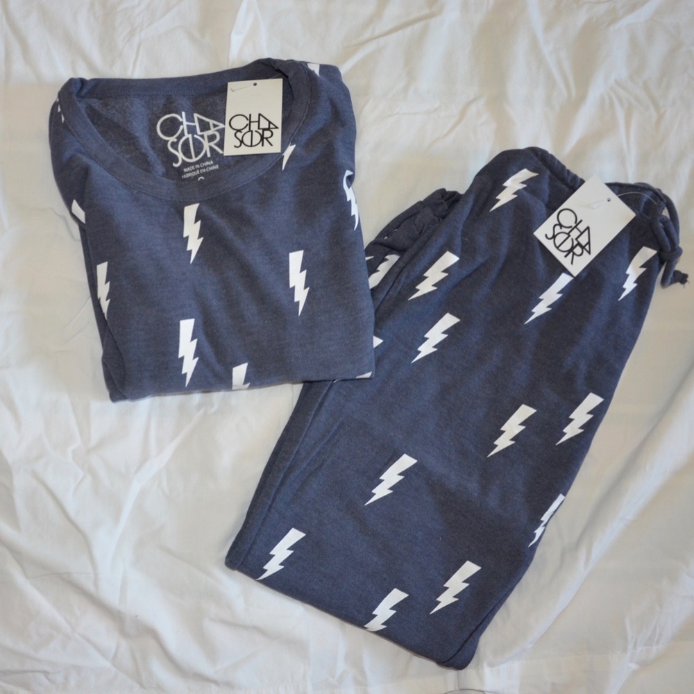 Chaser lightning bolt Knit lounge set